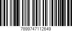 Código de barras (EAN, GTIN, SKU, ISBN): '7899747112649'
