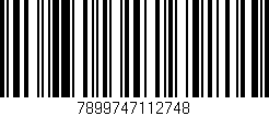 Código de barras (EAN, GTIN, SKU, ISBN): '7899747112748'