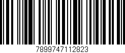 Código de barras (EAN, GTIN, SKU, ISBN): '7899747112823'