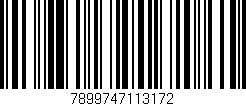 Código de barras (EAN, GTIN, SKU, ISBN): '7899747113172'