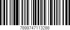 Código de barras (EAN, GTIN, SKU, ISBN): '7899747113288'