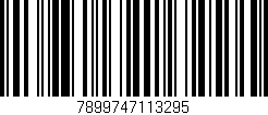 Código de barras (EAN, GTIN, SKU, ISBN): '7899747113295'