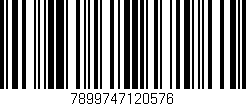 Código de barras (EAN, GTIN, SKU, ISBN): '7899747120576'