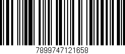 Código de barras (EAN, GTIN, SKU, ISBN): '7899747121658'