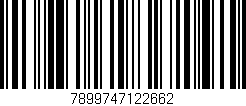 Código de barras (EAN, GTIN, SKU, ISBN): '7899747122662'