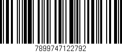 Código de barras (EAN, GTIN, SKU, ISBN): '7899747122792'