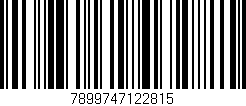 Código de barras (EAN, GTIN, SKU, ISBN): '7899747122815'