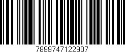 Código de barras (EAN, GTIN, SKU, ISBN): '7899747122907'