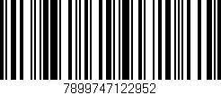 Código de barras (EAN, GTIN, SKU, ISBN): '7899747122952'
