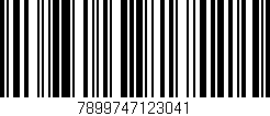 Código de barras (EAN, GTIN, SKU, ISBN): '7899747123041'