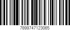 Código de barras (EAN, GTIN, SKU, ISBN): '7899747123065'