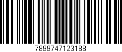 Código de barras (EAN, GTIN, SKU, ISBN): '7899747123188'
