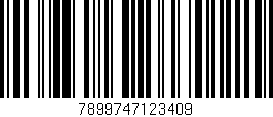Código de barras (EAN, GTIN, SKU, ISBN): '7899747123409'