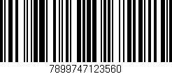 Código de barras (EAN, GTIN, SKU, ISBN): '7899747123560'
