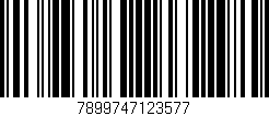 Código de barras (EAN, GTIN, SKU, ISBN): '7899747123577'