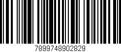 Código de barras (EAN, GTIN, SKU, ISBN): '7899748902829'