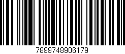 Código de barras (EAN, GTIN, SKU, ISBN): '7899748906179'