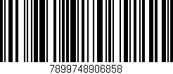 Código de barras (EAN, GTIN, SKU, ISBN): '7899748906858'