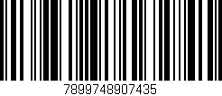 Código de barras (EAN, GTIN, SKU, ISBN): '7899748907435'
