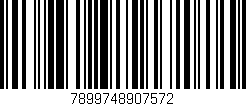 Código de barras (EAN, GTIN, SKU, ISBN): '7899748907572'