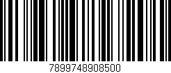 Código de barras (EAN, GTIN, SKU, ISBN): '7899748908500'