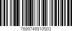 Código de barras (EAN, GTIN, SKU, ISBN): '7899748910503'