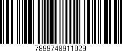 Código de barras (EAN, GTIN, SKU, ISBN): '7899748911029'