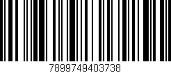 Código de barras (EAN, GTIN, SKU, ISBN): '7899749403738'
