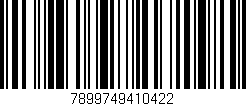 Código de barras (EAN, GTIN, SKU, ISBN): '7899749410422'