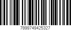 Código de barras (EAN, GTIN, SKU, ISBN): '7899749425327'