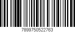 Código de barras (EAN, GTIN, SKU, ISBN): '7899750522763'