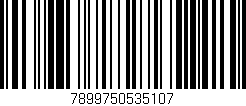 Código de barras (EAN, GTIN, SKU, ISBN): '7899750535107'