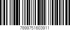 Código de barras (EAN, GTIN, SKU, ISBN): '7899751603911'