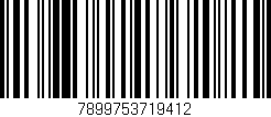 Código de barras (EAN, GTIN, SKU, ISBN): '7899753719412'