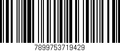 Código de barras (EAN, GTIN, SKU, ISBN): '7899753719429'