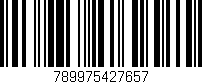 Código de barras (EAN, GTIN, SKU, ISBN): '789975427657'