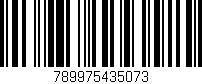 Código de barras (EAN, GTIN, SKU, ISBN): '789975435073'