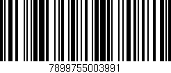 Código de barras (EAN, GTIN, SKU, ISBN): '7899755003991'