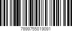 Código de barras (EAN, GTIN, SKU, ISBN): '7899755019091'