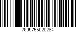 Código de barras (EAN, GTIN, SKU, ISBN): '7899755020264'