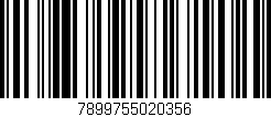Código de barras (EAN, GTIN, SKU, ISBN): '7899755020356'