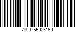 Código de barras (EAN, GTIN, SKU, ISBN): '7899755025153'
