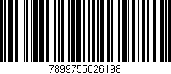 Código de barras (EAN, GTIN, SKU, ISBN): '7899755026198'