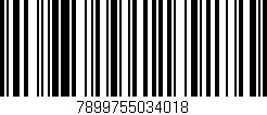Código de barras (EAN, GTIN, SKU, ISBN): '7899755034018'