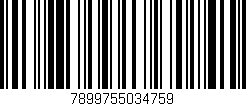 Código de barras (EAN, GTIN, SKU, ISBN): '7899755034759'