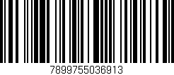 Código de barras (EAN, GTIN, SKU, ISBN): '7899755036913'