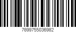 Código de barras (EAN, GTIN, SKU, ISBN): '7899755036982'
