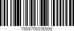 Código de barras (EAN, GTIN, SKU, ISBN): '7899755036999'