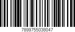 Código de barras (EAN, GTIN, SKU, ISBN): '7899755038047'