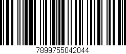 Código de barras (EAN, GTIN, SKU, ISBN): '7899755042044'